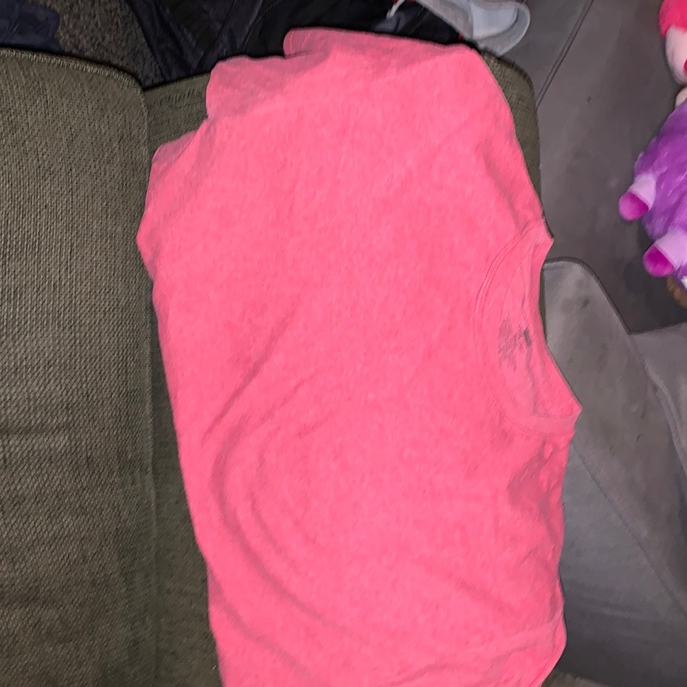 plain red short sleeve shirt